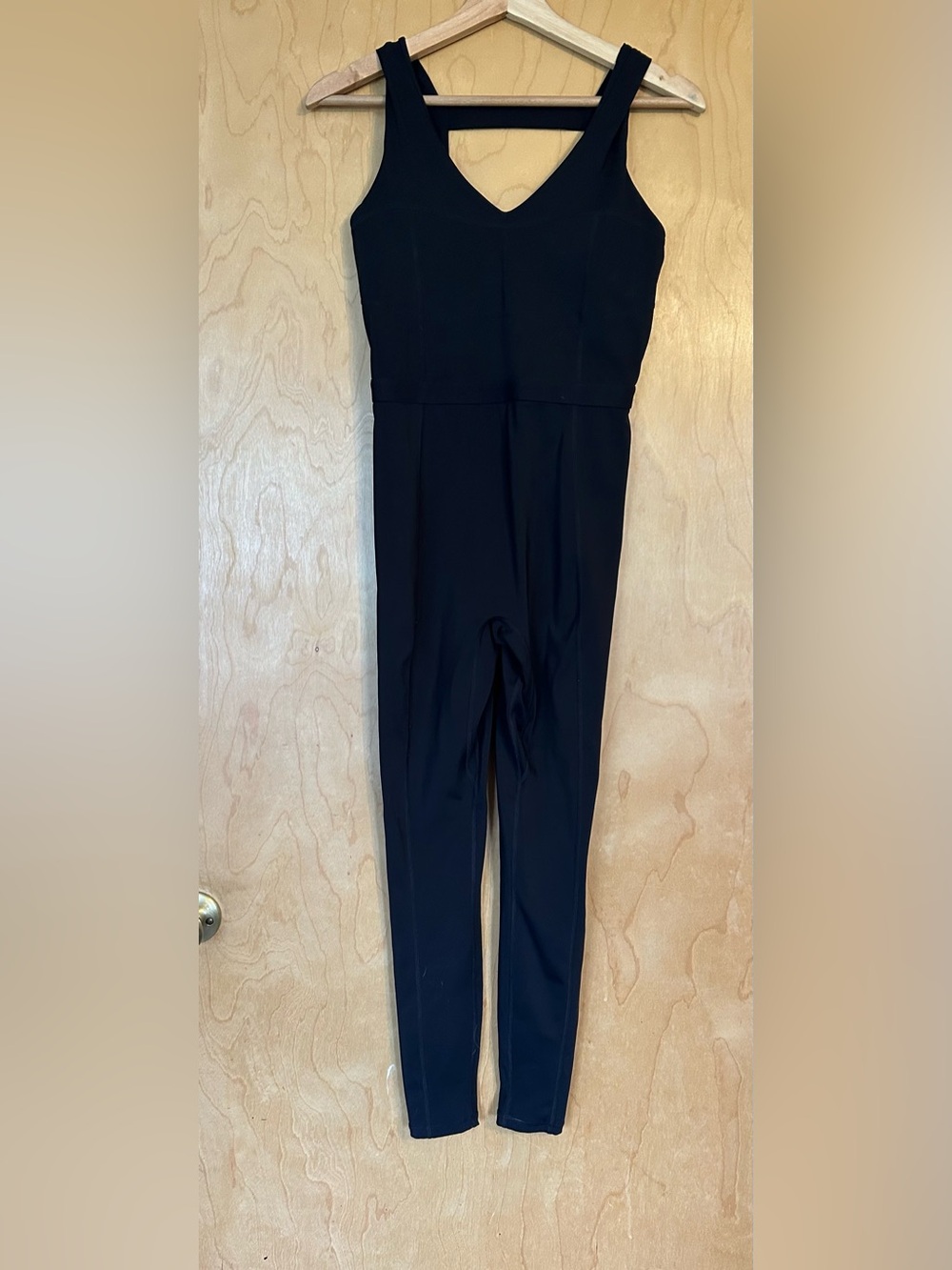 Fabletics Black V-Neck Jumpsuit for Women